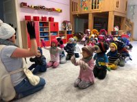 Zimowe zajęcia w oddziale maluszków